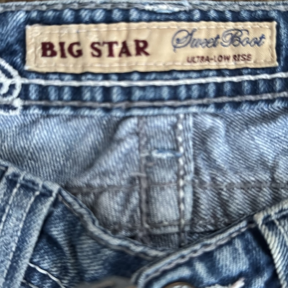 BIG STAR Jeans The Buckle Sophie 24R Low rise Boot cut Designer Denim - Picture 6 of 9